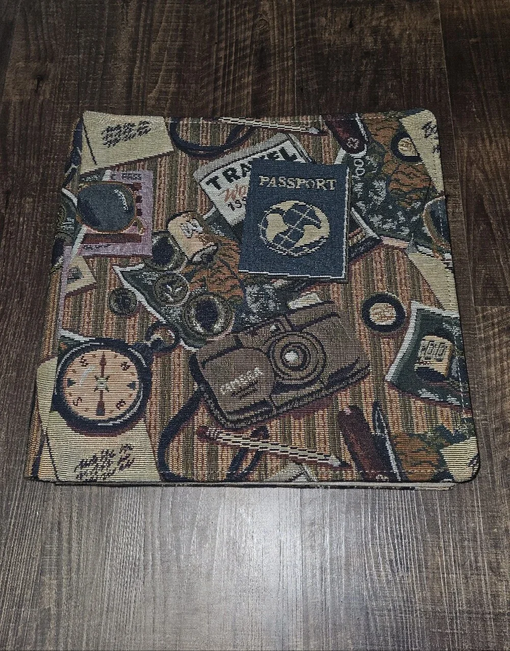 Vintage Creative Memories Tapestry Passport Travel Scrapbook Album